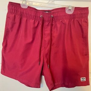 Billabong Men’s Recycler All Day Layback 16” Boardshort size Small Beet Colorway